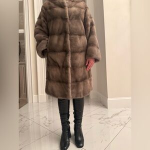Mink Brown Fur Coat